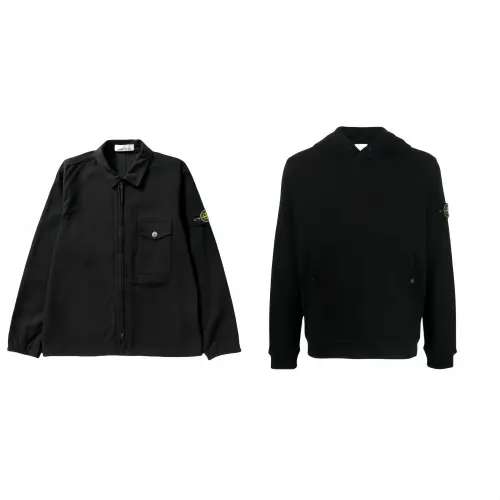 STONE ISLAND Casual Sportswear Unisex Black