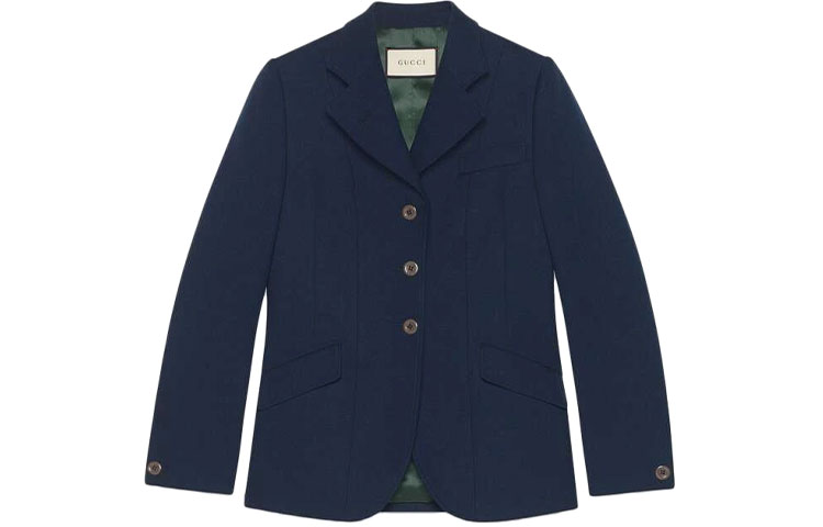 GUCCI FW22 Business Suit Women's Blue