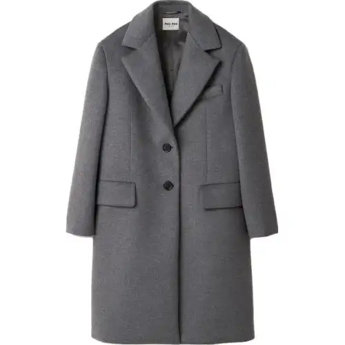 MIU MIU FW23 Coats Women's Gray