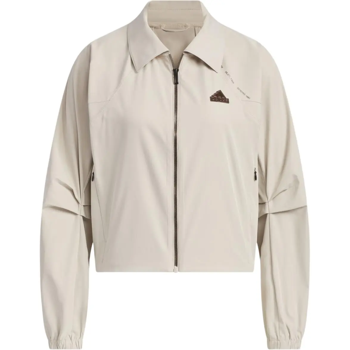 Adidas TECH PREMIUM WOVEN JACKET Jackets & Coats Women's Beige Yellow