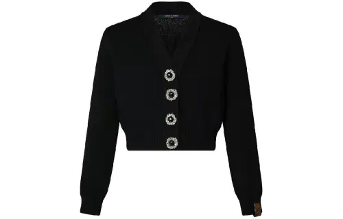 Lv Jewel Button Cardigan