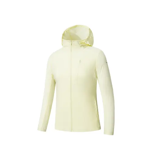 Anta Jackets & Coats Women's Light Yellow Feather