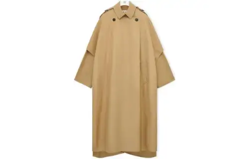 LOEWE Coats Women's Camel Lapel Moderate