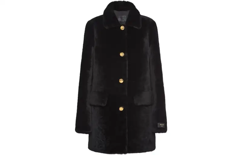 PRADA Shearling Fur Coat