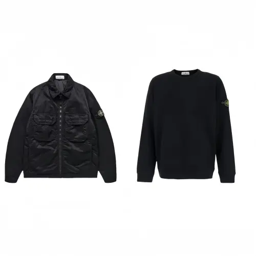 STONE ISLAND Casual Sportswear Unisex Black