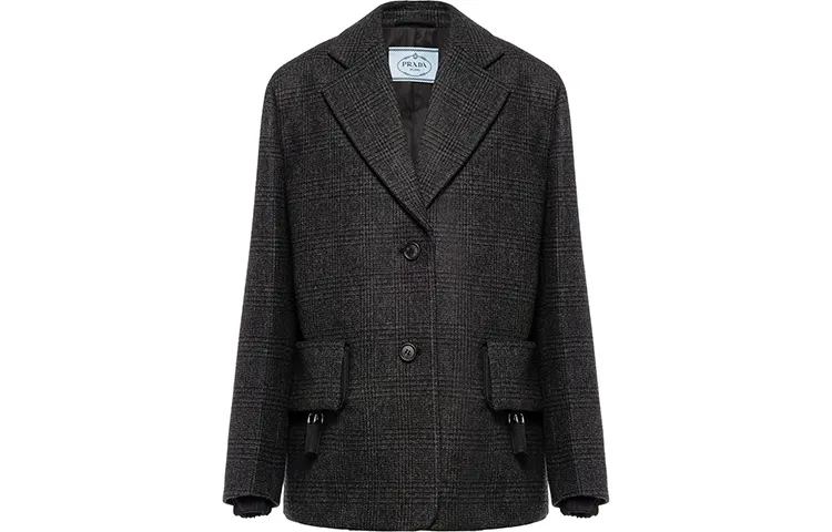 PRADA FW21 Business Suit Coat Women's Gray