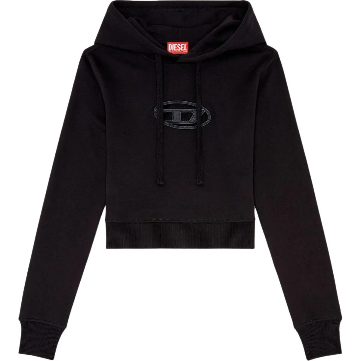 DIESEL F Slimmy Hood Od Cut Out Oval D Logo Hoodie