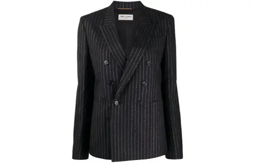 SAINT LAURENT Business Suit Coat Women's Black