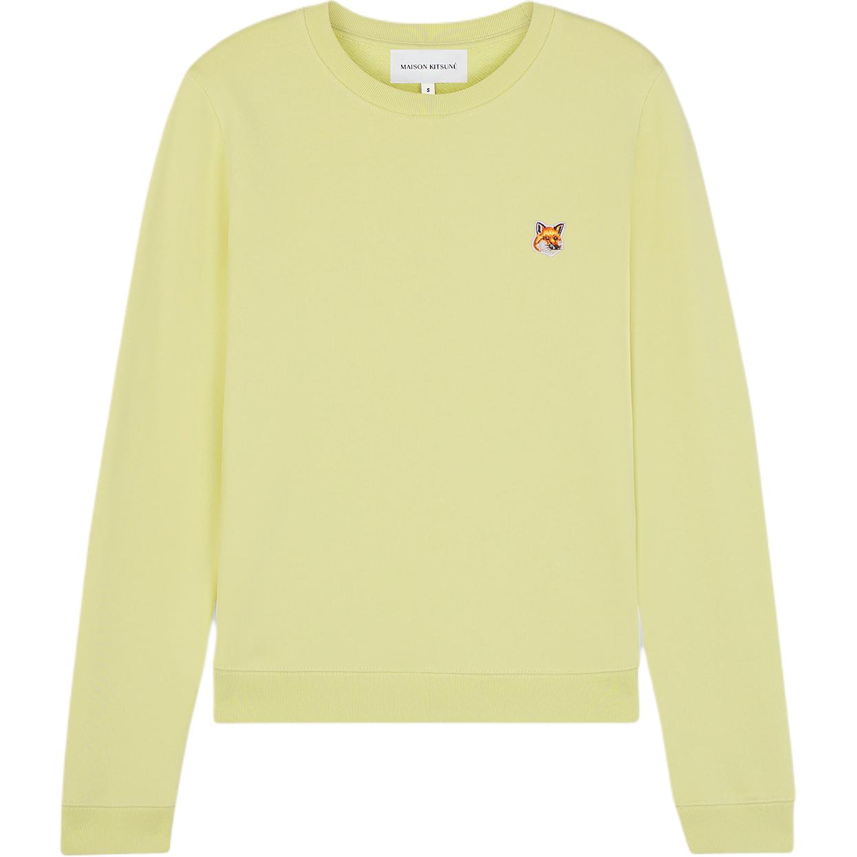 Женское худи Maison Kitsune (желтое)