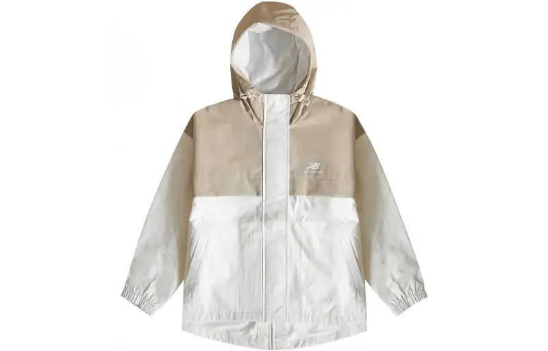 New Balance Jackets Women's White Hooded Moderate Other