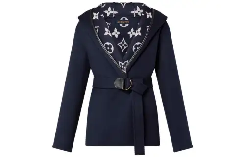 LOUIS VUITTON Coat Women's Dark Blue