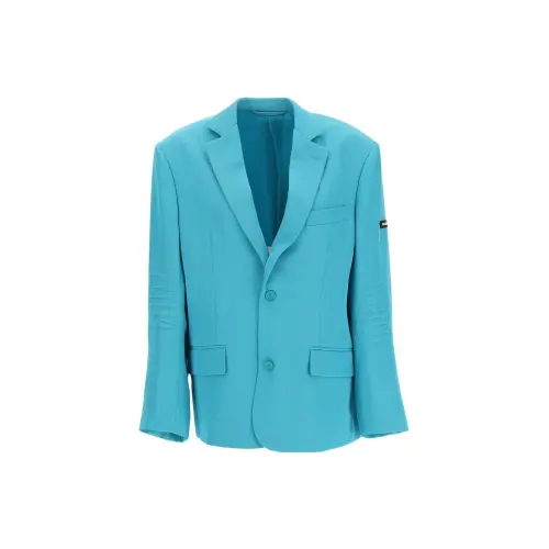 Balenciaga SS22 Business Suit Coat Women's Blue