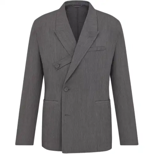 DIOR Jackets & Coats Men's Gray