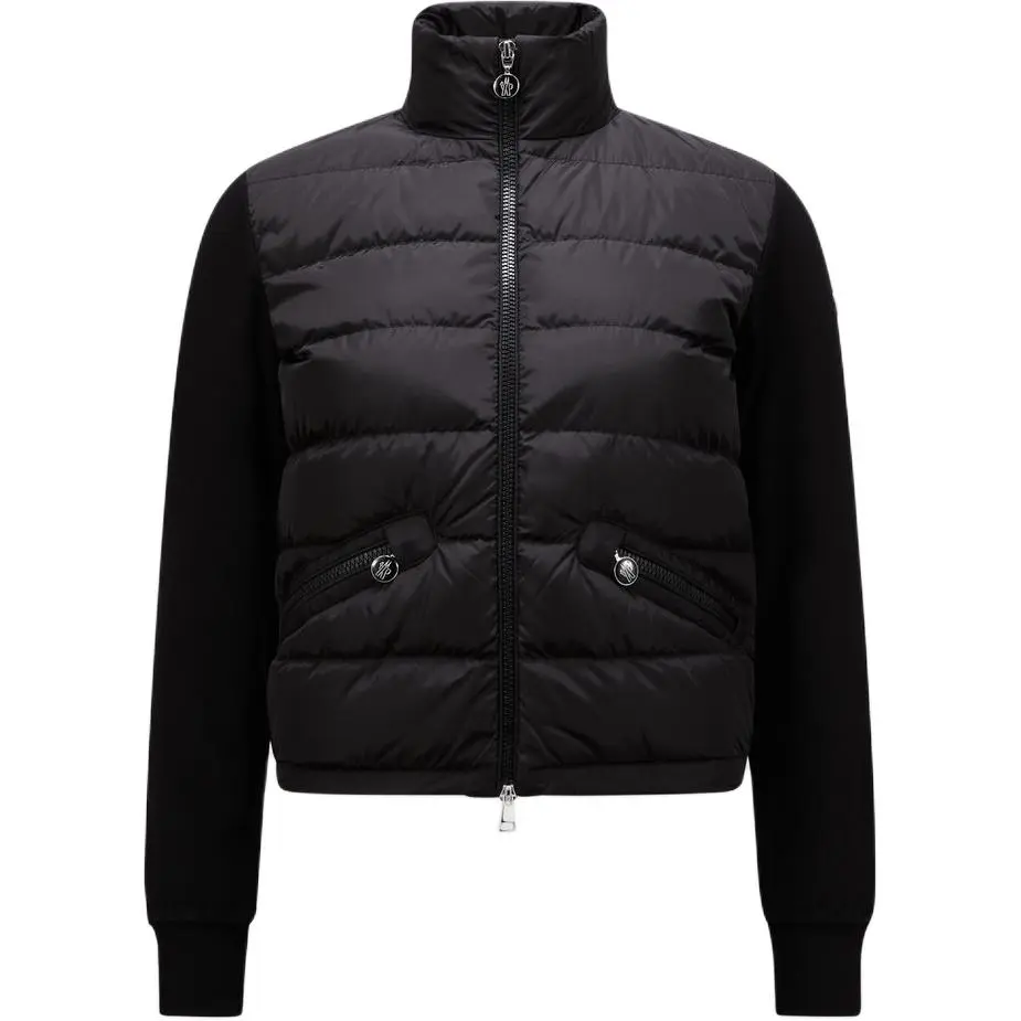 Moncler Panelled Zip Up Puffer Jacket