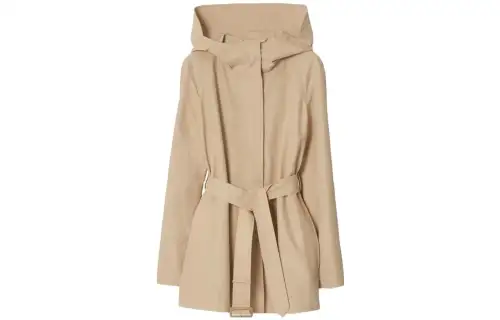 【Previous Season】Technical Cotton Faille hooded car coat