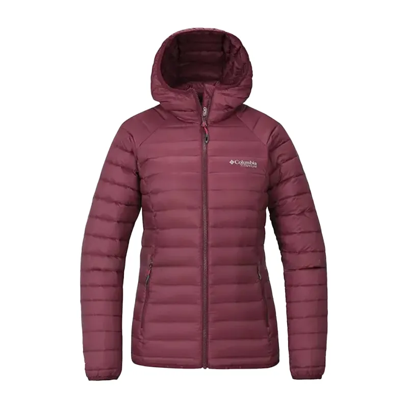 Columbia Omni Heat Down Jacket Women's Red Purple