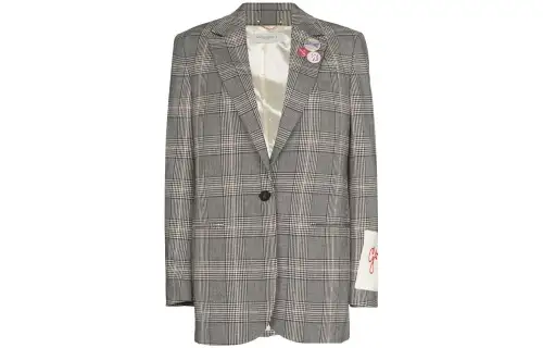 Golden Goose Business Suits Women's Multicolor Suit Collar Moderate