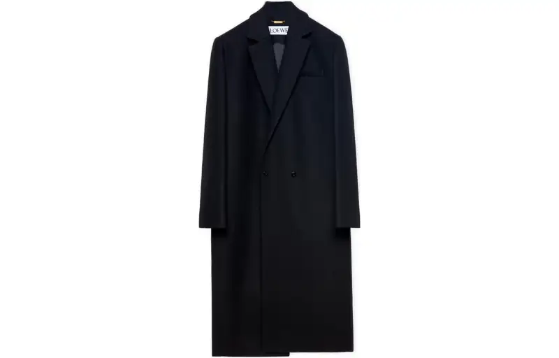 LOEWE Double breasted Tailored Wool Coat