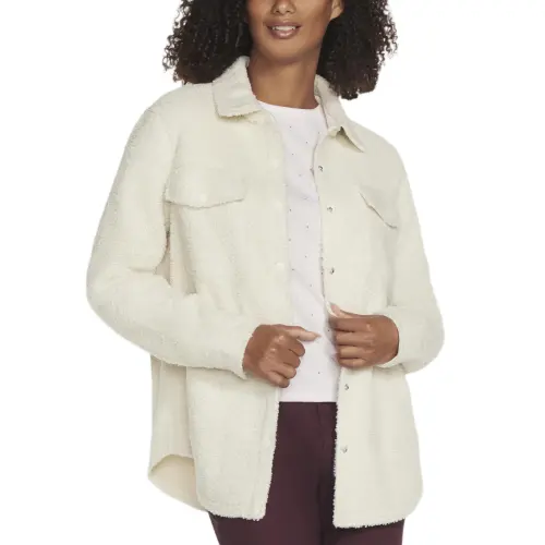 Skechers Sherpa Jacket Women's Cream
