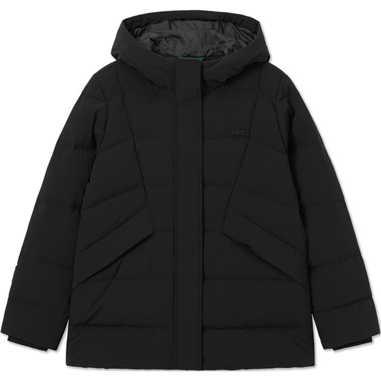 Женская куртка LACOSTE Down Jacket (черная)