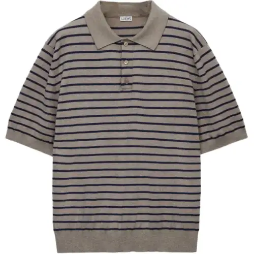 LOEWE X Paula's Ibiza Striped Polo Shirt