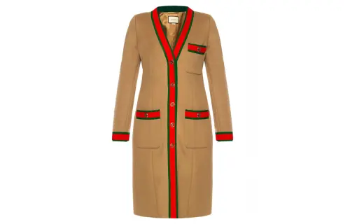 GUCCI SS21 Coat Women's Light Brown