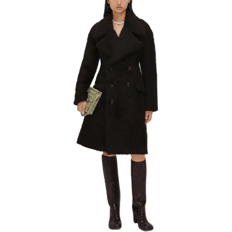 Bottega Veneta Coats Women's Gummy Lapel Moderate