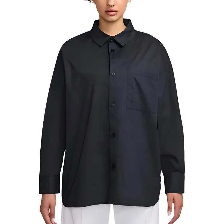Nike SportswearSwoosh Chill Poplin Shirt Women's Black