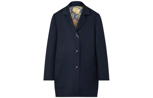 LOUIS VUITTON FW22 Coat Women's Navy Blue
