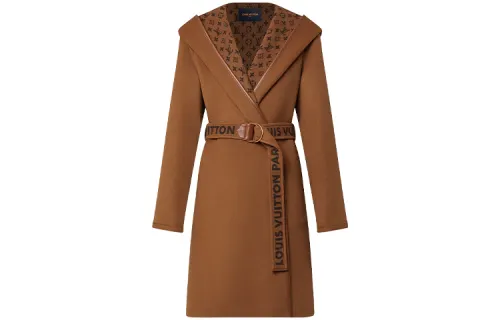 LOUIS VUITTON Coat Women's Dark Khaki