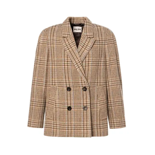 MIU MIU FW22 Business Suit Coat Women's Brown