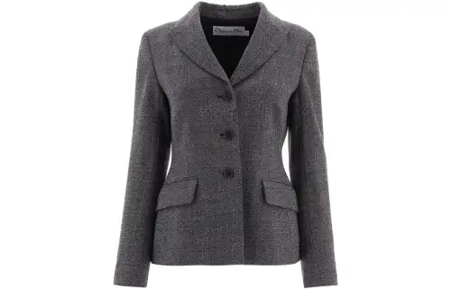 DIOR Quarterly New Products Business Suits Women's Gray Suit Collar Moderate