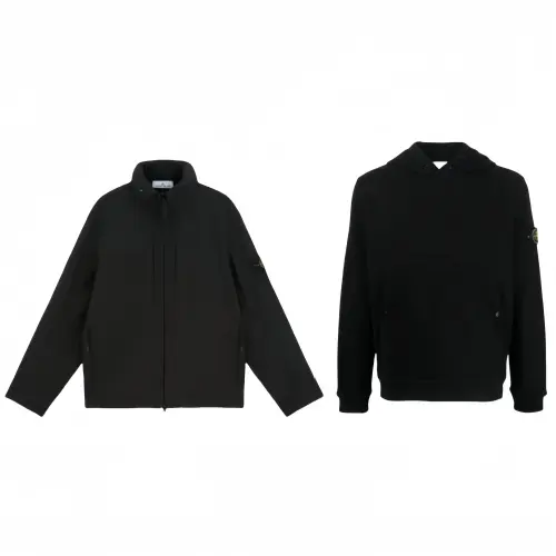 STONE ISLAND Casual Sportswear Unisex Black
