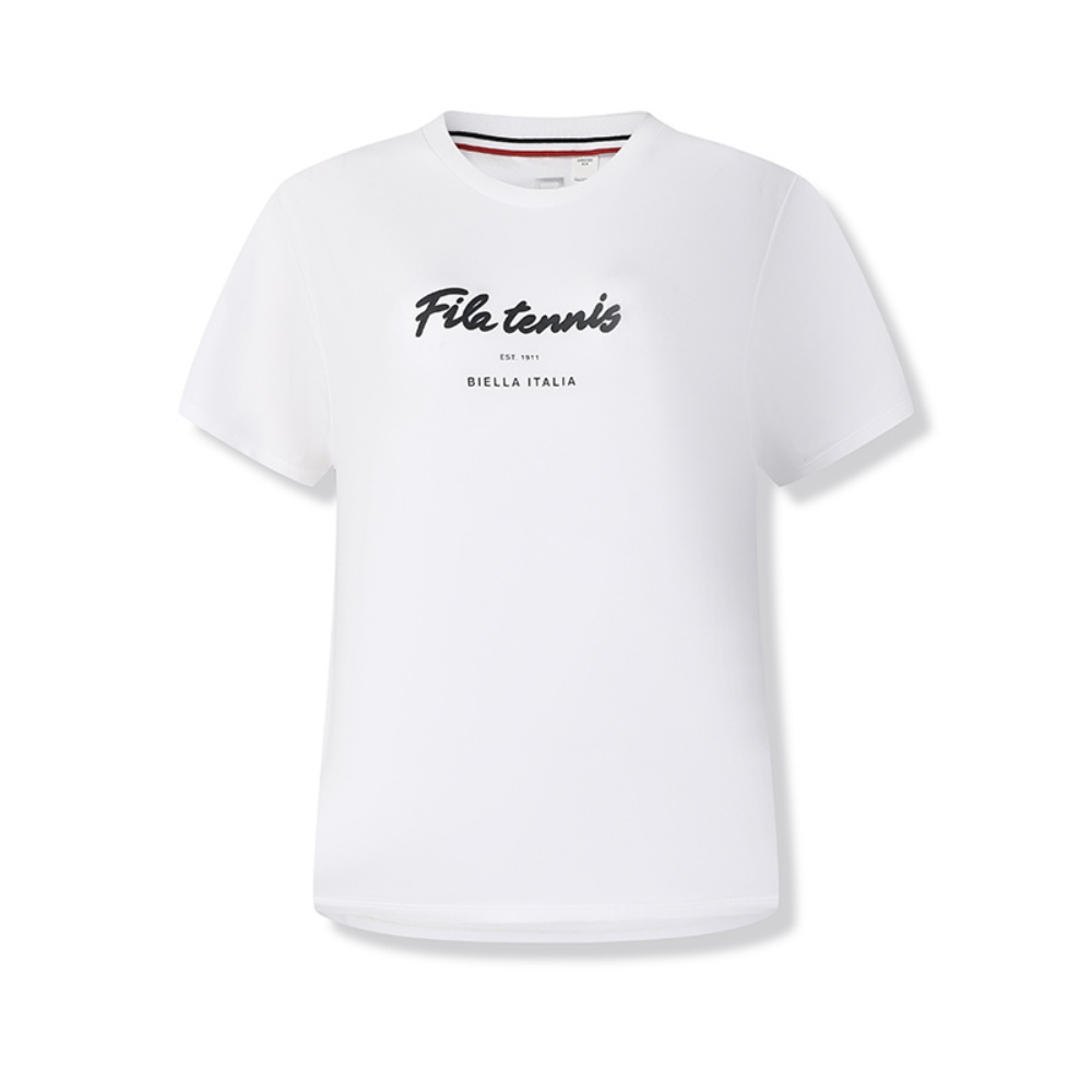 Женская футболка Fila Свободный крой (белая)