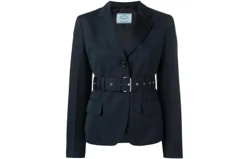 PRADA Business Suit Coat Women's Gray Green
