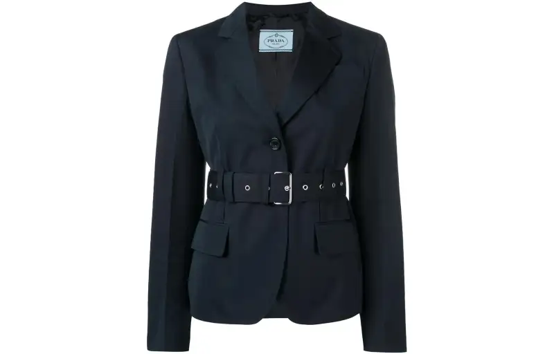 PRADA Business Suit Coat Women's Gray Green