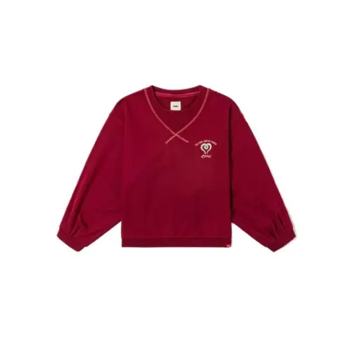Vans Pulloverr Sweatshirt Chinese Zodiac Snake Year Edition Women's Red