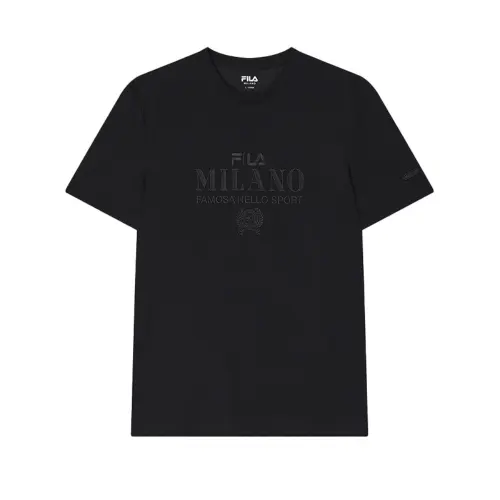 FILA MILANO T Shirt Men's Jet Black