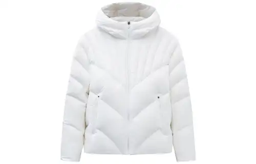 ANTA Champion All Weather Collection Jackets Women's Papyrus White Hooded Moderate Other