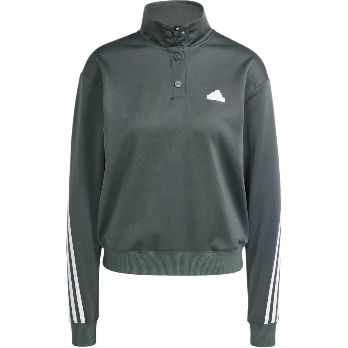 Adidas Iconic Wrapping Track Jacket Sweatshirt Women's Green