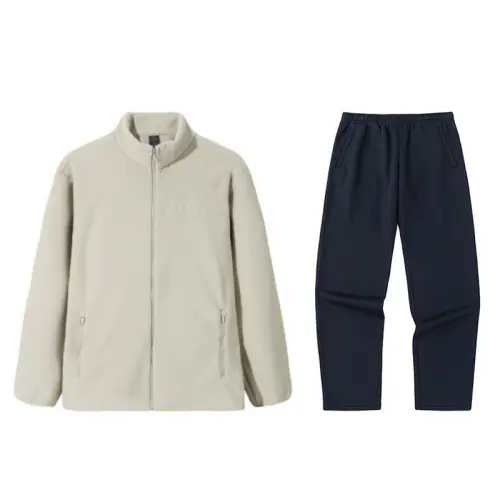 ANTA Casual Sportswear Men's Stand Collar Thickened And Fleece Lined