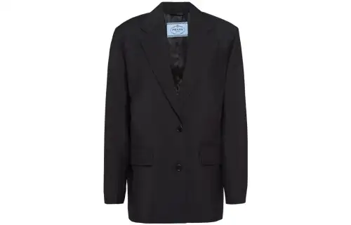 PRADA Single-Breasted Tailored Blazer