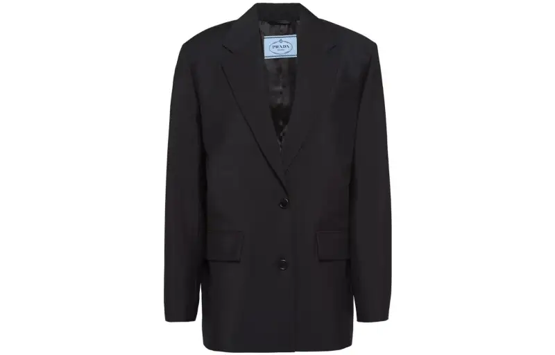 PRADA Single-Breasted Tailored Blazer