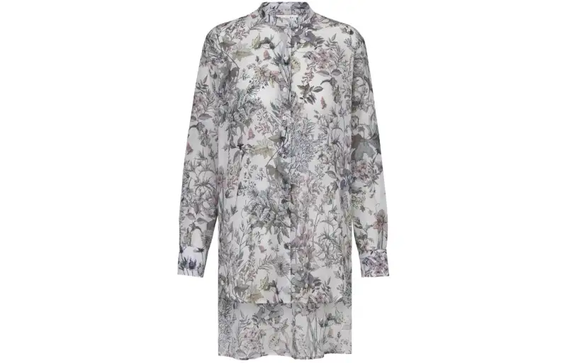 DIOR Shirts Women's White Stand Collar Moderate Other