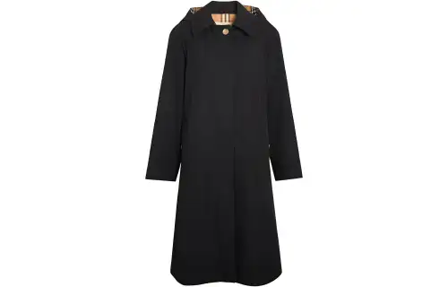 Burberry Coats Women's Black Detachable Hood Moderate