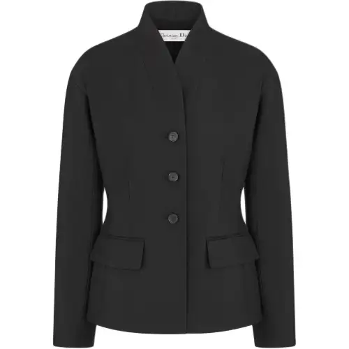 Christian DIOR Single Breasted Fitted Jacket