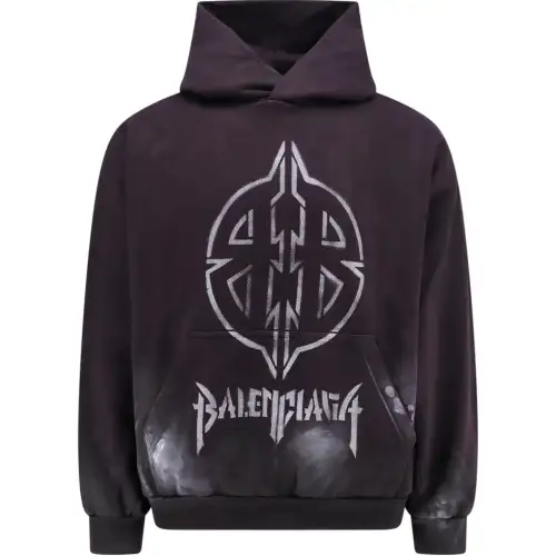 Balenciaga Logo Printed Hoodie