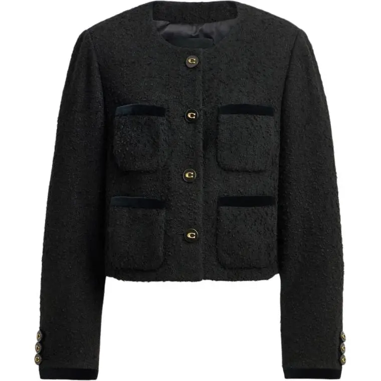 COACH Jackets & Coats Women's Black