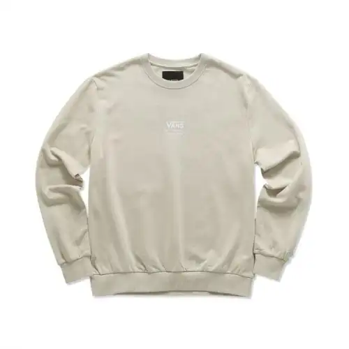 Vans Sweatshirts Women's Beige Crew Neck Moderate Regular