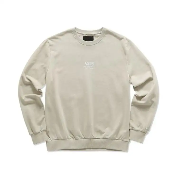 Vans Sweatshirts Women's Beige Crew Neck Moderate Regular